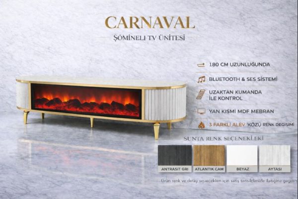Carnaval Şömineli TV Ünitesi